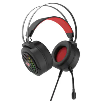 HEADSET GAMER REDRAGON CARMEN H261 PRETO RGB P2+USB