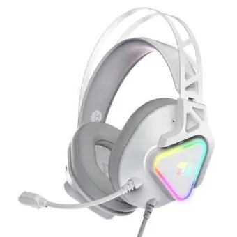 HEADSET GAMER REDRAGON CADMUS BRANCO H370W-RGB