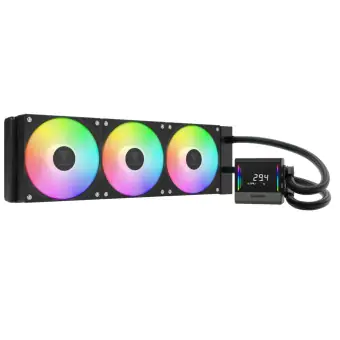 WATER COOLER GAMDIAS CHIONE 360MM ARGB INTEL/AMD PRETO E4-360