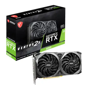PLACA DE VÍDEO NVIDIA GEFORCE RTX 3060 8GB GDDR6 128BIT MSI
