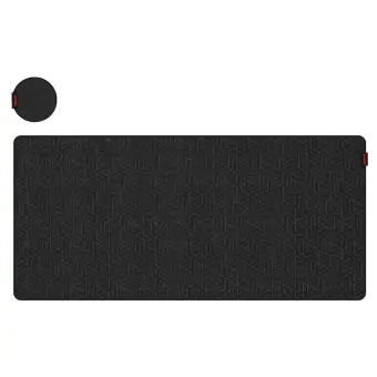 MOUSE PAD GAMER MAZE EXTENDED BLACK VULCAN 900X420MM - PMM90X42BV