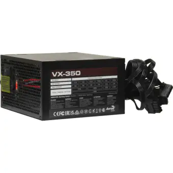 FONTE ATX 350W AEROCOOL VX SERIES VX-350 STEALTH BIVOLT CHAVEADO