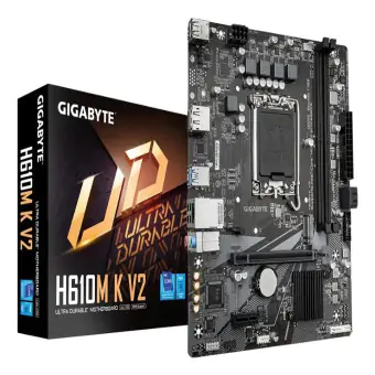 PLACA MÃE GIGABYTE H610M-K V2 INTEL LGA 1700 DDR5 MICRO ATX