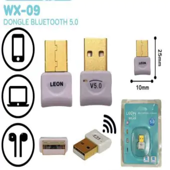 ADAPTADOR BLUETOOTH USB 5.0 LEON WX-09