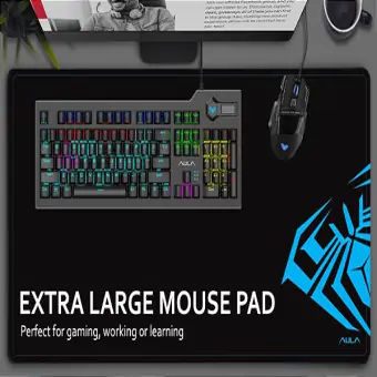 MOUSE PAD GAMER EXTRA GRANDE 90CM X 40CM AULA MP-XL