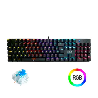 TECLADO GAMER MECANICO LED RGB KNUP KP-TE114