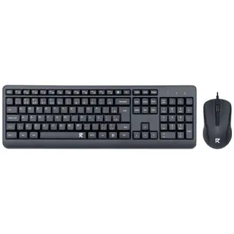 KIT TECLADO E MOUSE REDRAGON FULL SIZE 1200DPI PRETO