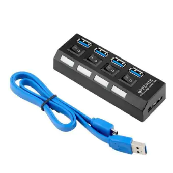 HUB USB 3.0 COM 4 PORTAS COM CABO DE HD IT BLUE LE-4052