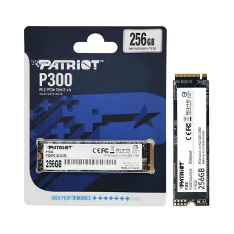 SSD M.2 256GB NVME PATRIOT P300 1700 MB/S 1000 MB/S P300P256GM28