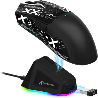 MOUSE GAMER ATTACK SHARK X11 RGB 22000DPI BLUETOOTH PRETO
