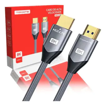 CABO HDMI GAMER 2M 2.1 8K 60HZ/4K 120HZ TOMATE MHD-8002