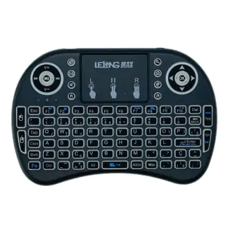 MINI TECLADO SMART TOUCHPAD SEM FIO RECARREGAVEL COM LED LELONG LE-7716