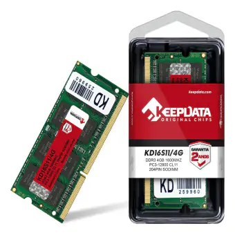 MEMÓRIA NOTEBOOK 4GB DDR3 1600MHZ KEEPDATA KD16S11/4G