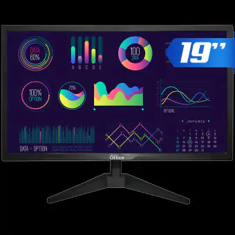 MONITOR 19 POL DR OFFICE LED 60HZ 5MS HDMI/VGA MDR-0503-19