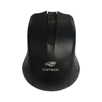 MOUSE SEM FIO C3TECH W20BK PRETO USB