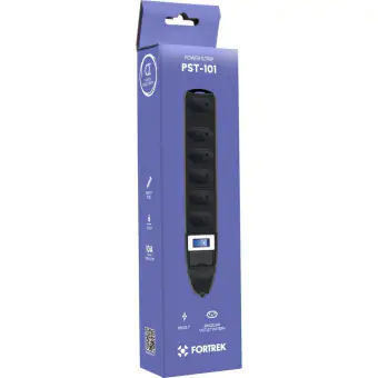 FILTRO DE LINHA 6 TOMADAS 1M 10A FORTREK PST101