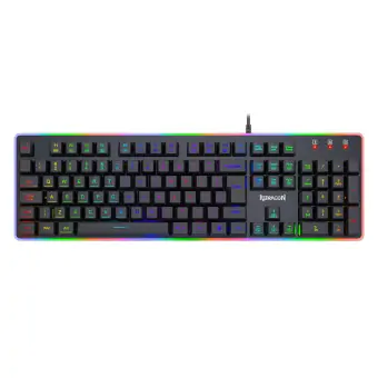 TECLADO GAMER REDRAGON DYAUS 2 RGB BLACK ABNT2 FULL SIZE
