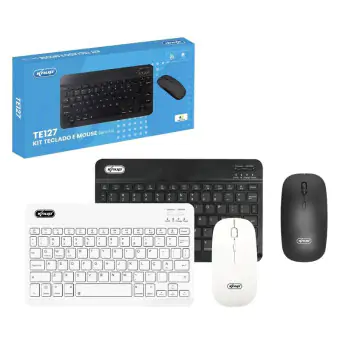 KIT TECLADO E MOUSE BLUETOOTH KNUP KP-TE127 KIT TECLADO E MOUSE BLUETOOTH KNUP KP-TE127