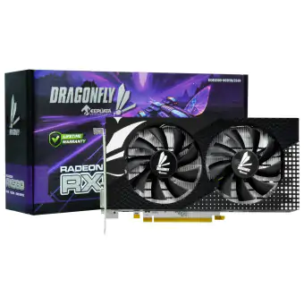 GPU RADEON RX 580 8GB DDR5 256BITS KEEPDATA PRETA KDRX580-8GD5B/256B