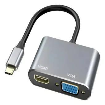 ADAPTADOR TIPO-C PARA USB HDMI E VGA KNUP KP-AD118 ADAPTADOR TIPO-C PARA USB HDMI E VGA KNUP KP-AD118