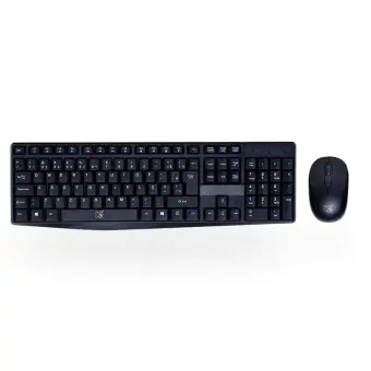 KIT TECLADO E MOUSE SEM FIO TECLAS SILENCIOSAS ABNT2 E MOUSE 1600DPI AITEK