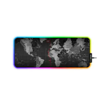 MOUSE PAD GAMER EXBOM MAPA DO MUNDO RGB EXTRA GRANDE 70X35CM MP-7035C