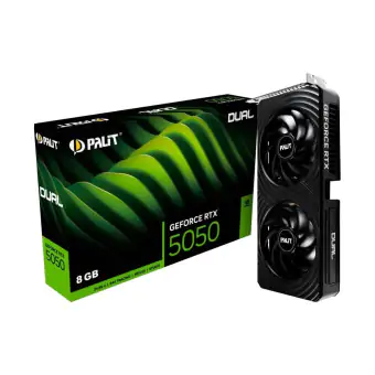 PLACA DE VÍDEO PALIT GEFORCE RTX 50500 DUAL FAN 8GB GDDR6 DLSS RAY TRACING