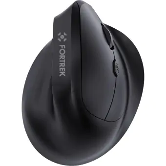 MOUSE VERTICAL SEM FIO ERGONOMICO FORTREK MERG15 PRETO