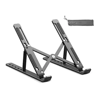 BASE NOTEBOOK B-MAX BMG-39 PRETO ALUMÍNIO DOBRÁVEL