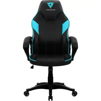CADEIRA GAMER THUNDERX3 EC1 PRETO/CIANO