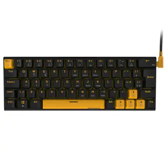 TECLADO GAMER MECANICO PCYES KUROMORI VOYAGER EDITION SWITCH BLUE