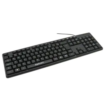TECLADO COM FIO USB EXBOM BK-103