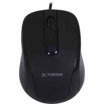 MOUSE FORTREK OM103BK USB 2400 DPI PRETO FK 416M