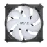 KIT COOLER FAN MOTOSPEED HYRAX LED RGB 120MM 3 UNIDADES PRETO - Imagem: 3
