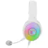 HEADSET GAMER REDRAGON PANDORA 2 BRANCO USB RGB H350WRGB-1 - Imagem: 6