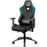 CADEIRA GAMER THUNDERX3 DC3 PRETO/CIANO LOGO CIANO 150KG - Imagem: 5