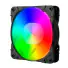 KIT COOLER FAN REDRAGON GC-F007 LED RGB 6 PINOS 120MM 3 UNIDADES C/ CONTROLADORA PRETO - Imagem: 4