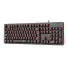 TECLADO GAMER MECANICO T-DAGGER BERMUDA PRETO USB LED VERMELHO SWITCH BLUE T-TGK312-BL PT-RED - Imagem: 5