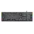 TECLADO GAMER MECANICO T-DAGGER BERMUDA PRETO USB LED BRANCO SWITCH BLUE T-TGK312-BL PT-RED - Imagem: 1