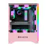 GABINETE GAMER BLUECASE BG-028PKB ROSA LATERAL VIDRO ATX - Imagem: 3