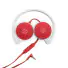 FONE DE OUVIDO HP H2800 BRANCO/ VERMELHO P3 C/ MICROFONE DOBRÁVEL 7CH703JJBC - Imagem: 3