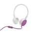 FONE DE OUVIDO HP H2800 BRANCO/ ROXO P3 C/ MICROFONE DOBRÁVEL 7CH703HMVN - Imagem: 3