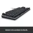 TECLADO GAMER MECÂNICO LOGITECH G835 TKL MECHANICAL PRETO USB SWITCH RED - Imagem: 4