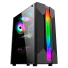 GABINETE GAMER K-MEX BIFROST VI PRETO LED RGB LATERAL VIDRO ATX CG01A9RH0010BOX - Imagem: 1