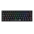 TECLADO GAMER MECÂNICO REDRAGON DRAGONBORN PRETO USB LED RGB SWTICH BLUE - Imagem: 1