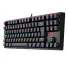 TECLADO GAMER MECANICO REDRAGON DAKSA PRETO USB LED RAINBOW SWITCH RED - Imagem: 5