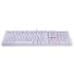 TECLADO GAMER MECÂNICO REDRAGON MITRA BRANCO USB LED VERMELHO SWITCH RED - Imagem: 3