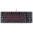 TECLADO GAMER MECÂNICO PCYES NERON PRETO USB LED VERMELHO SWTICH OUTEMU BLUE PNOHBLV - Imagem: 1