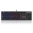 TECLADO GAMER MECÂNICO REDRAGON SURARA PRO PRETO LED RGB SWITCH BROWN - Imagem: 1
