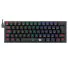 TECLADO GAMER MECÂNICO REDRAGON ANIVIA PRETO LED RGB SWITCH RED - Imagem: 1